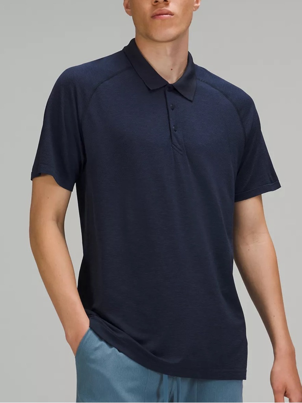 Lululemon Metal Vent Tech Polo Shirt - Navy